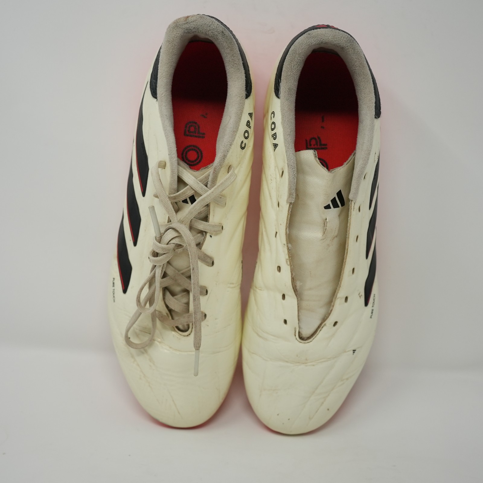 Adidas Copa Pure 2 Pro FG Solar Energy Ivory Black Red US 8