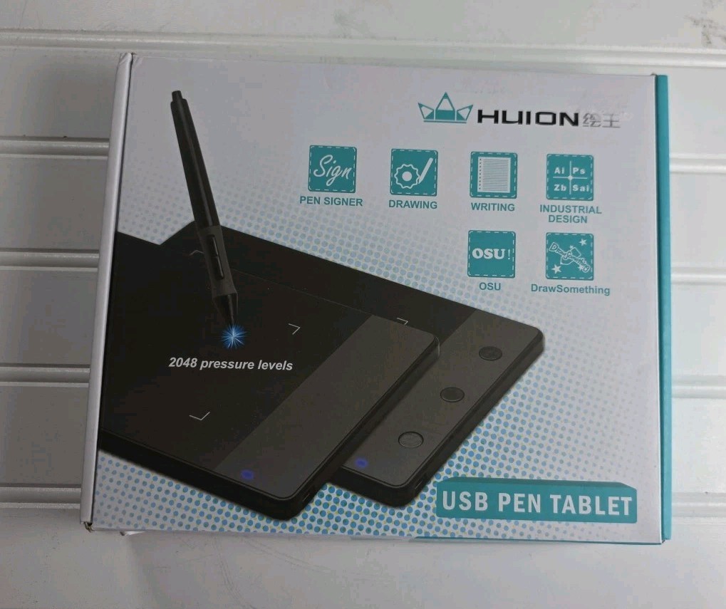 Signature Drawing Pen Tablet -  Huion 420 - OPEN BOX