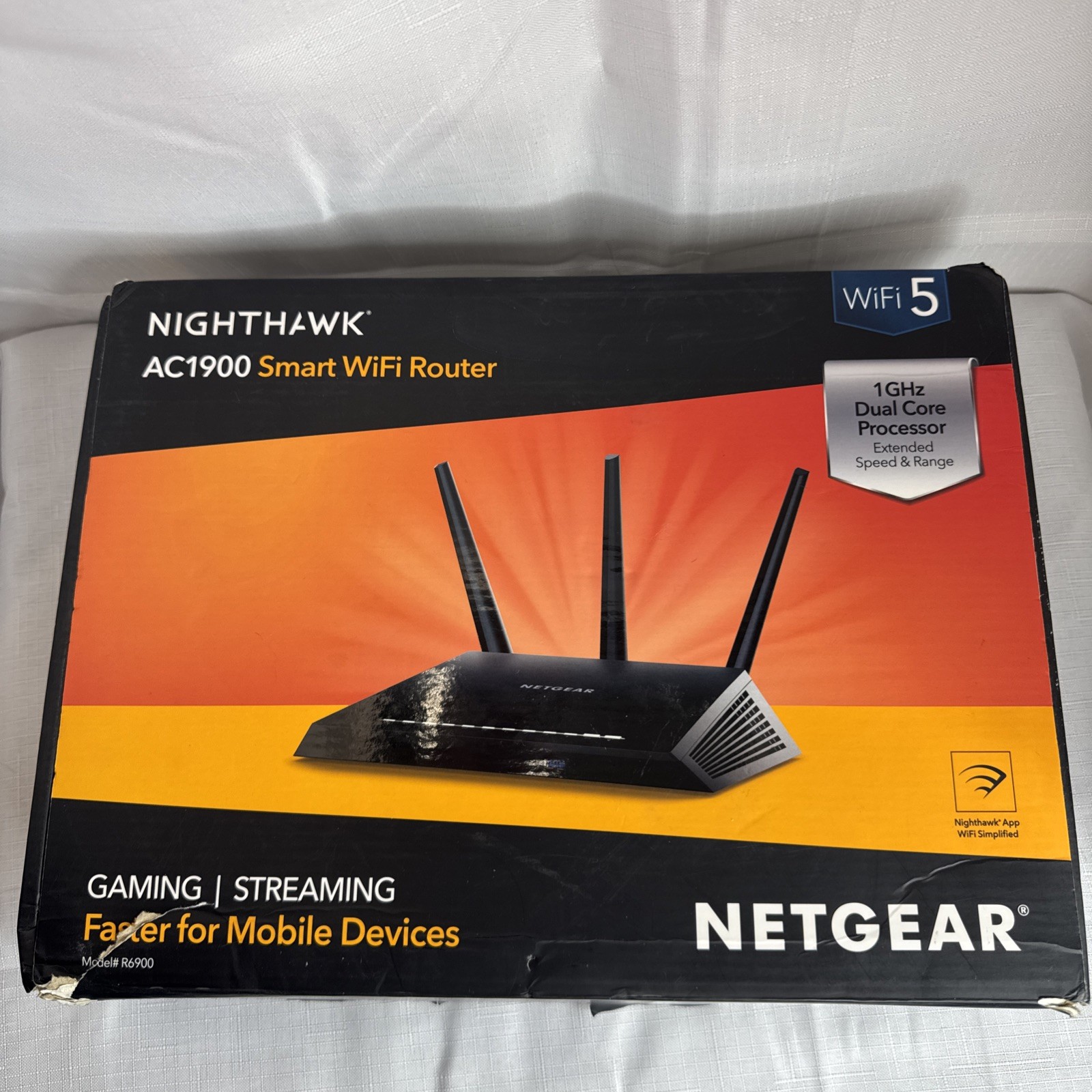 NETGEAR R6900 Nighthawk Ac1900 Smart WiFi Router New Open Box See Pics
