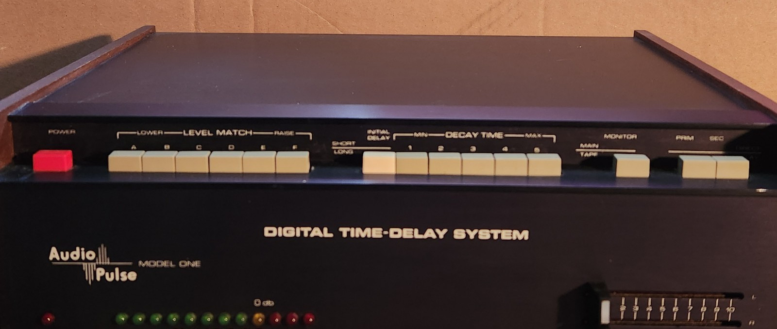 Working Audio Pulse Model One Digital Time Delay Vintage 1970s see video demo