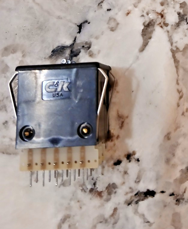 C & K 003-51081-00 THREE DIGIT COUNTER SNAP IN