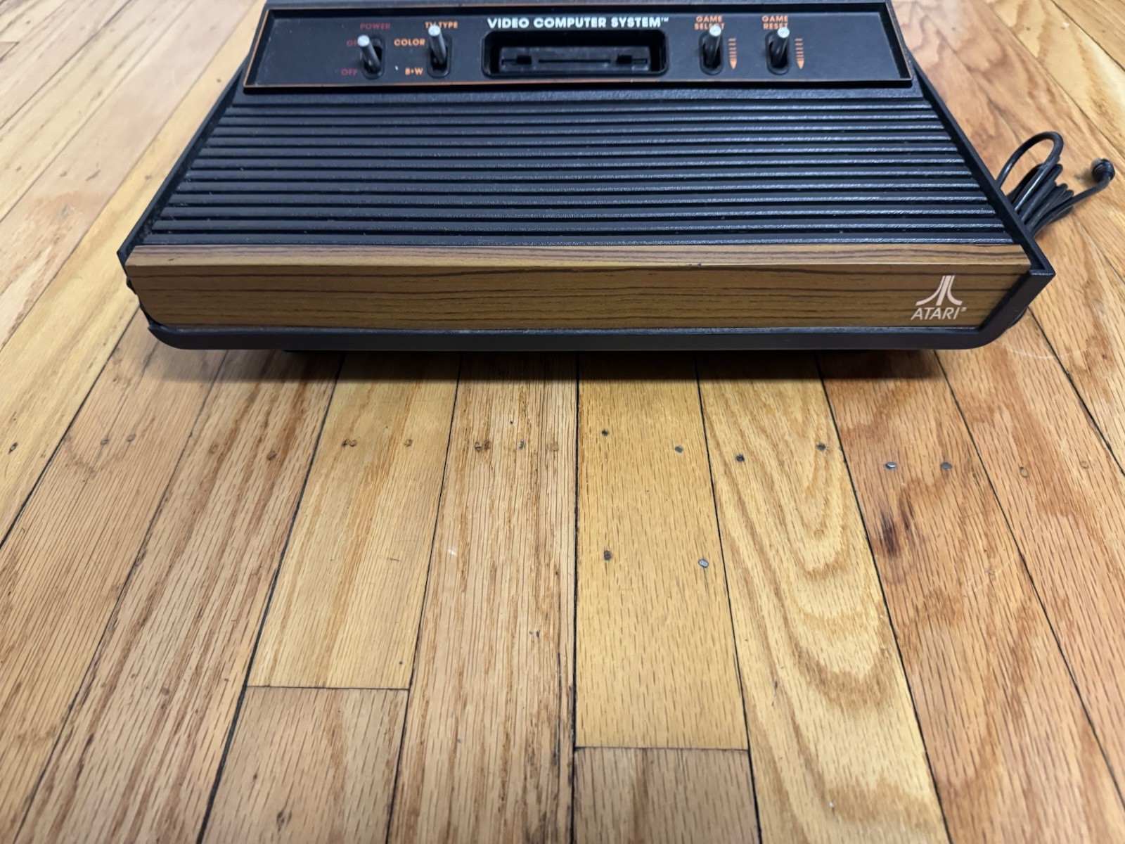 Vtg Atari 2600 System Console Manual Inserts Games Joystick Paddles Power WORKS