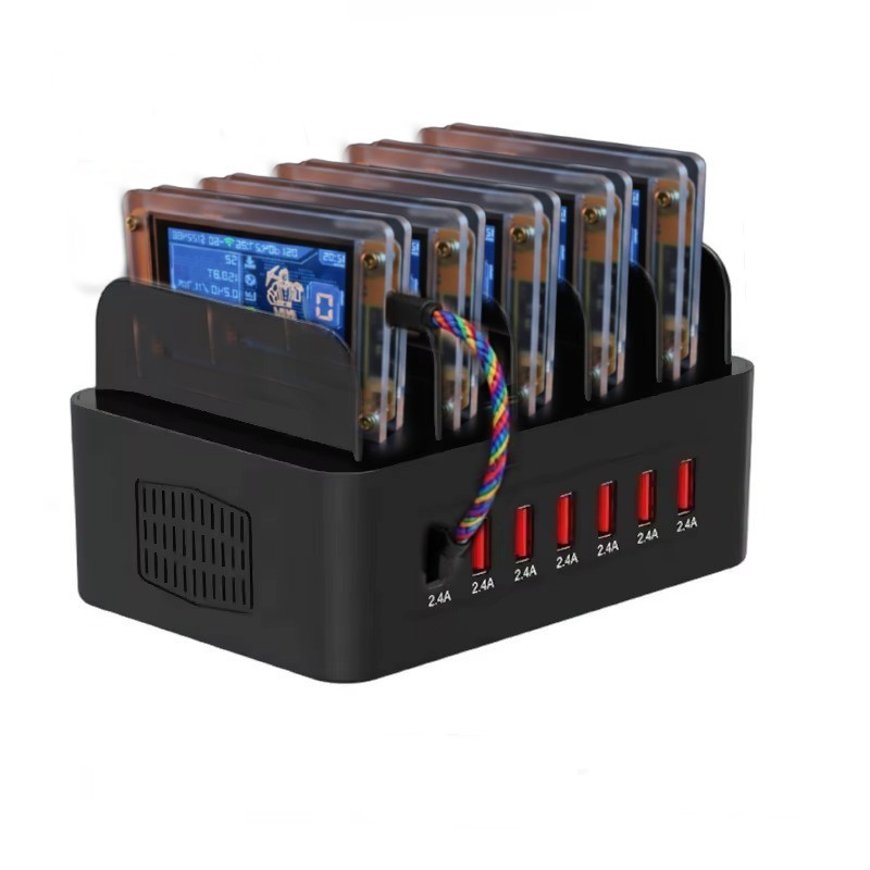 Smart USB Power Bay for Nerdminer Bitcoin Lottery Miners NMiner Protection