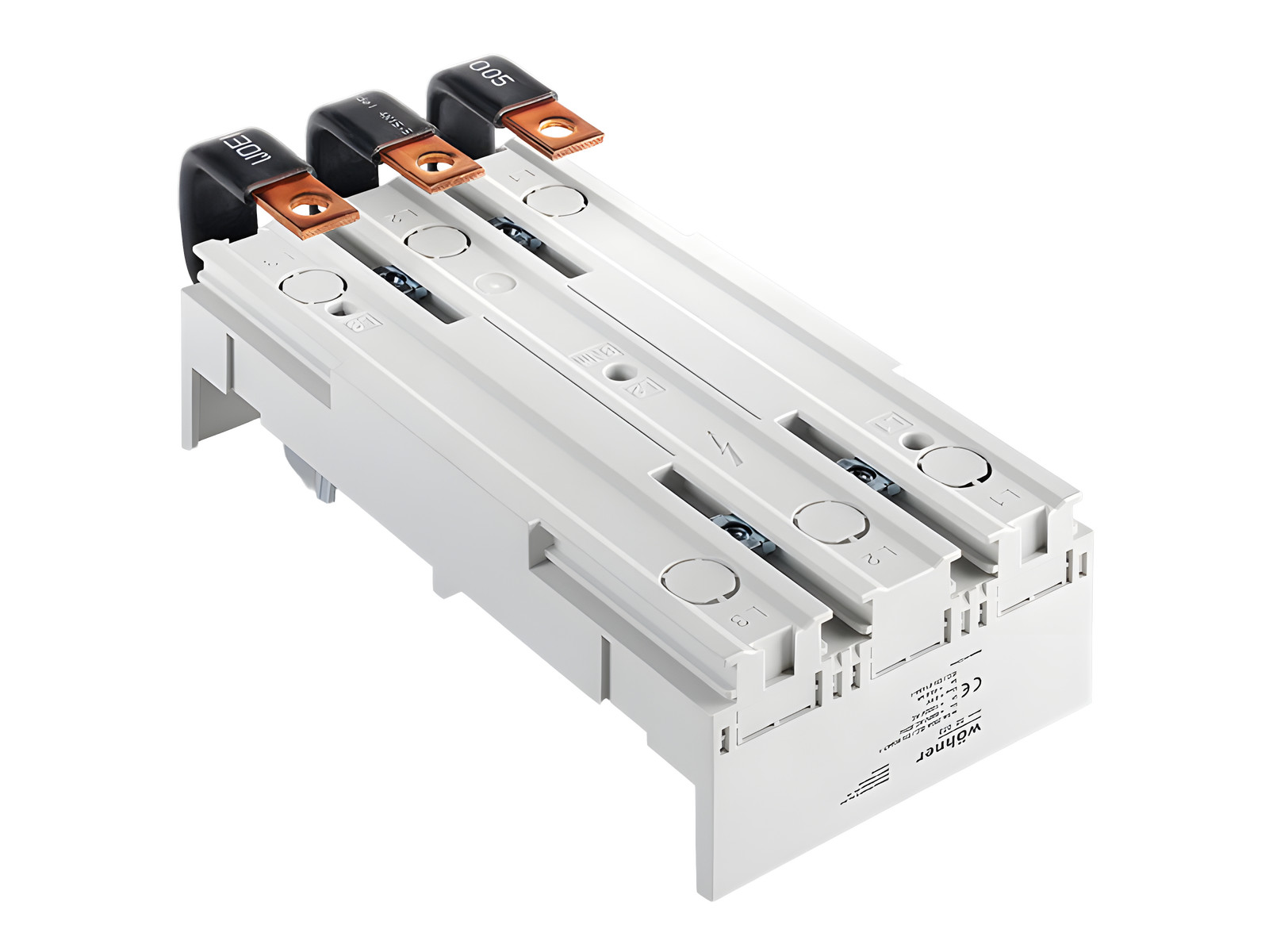 Wohner 32071000AC, Busbar Adapter 250 A, 3-Pole, 1 PC