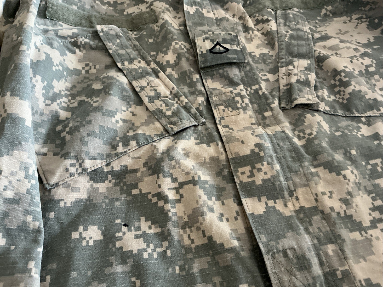 ACU Shirt/Coat Medium Long Digital Camo Army