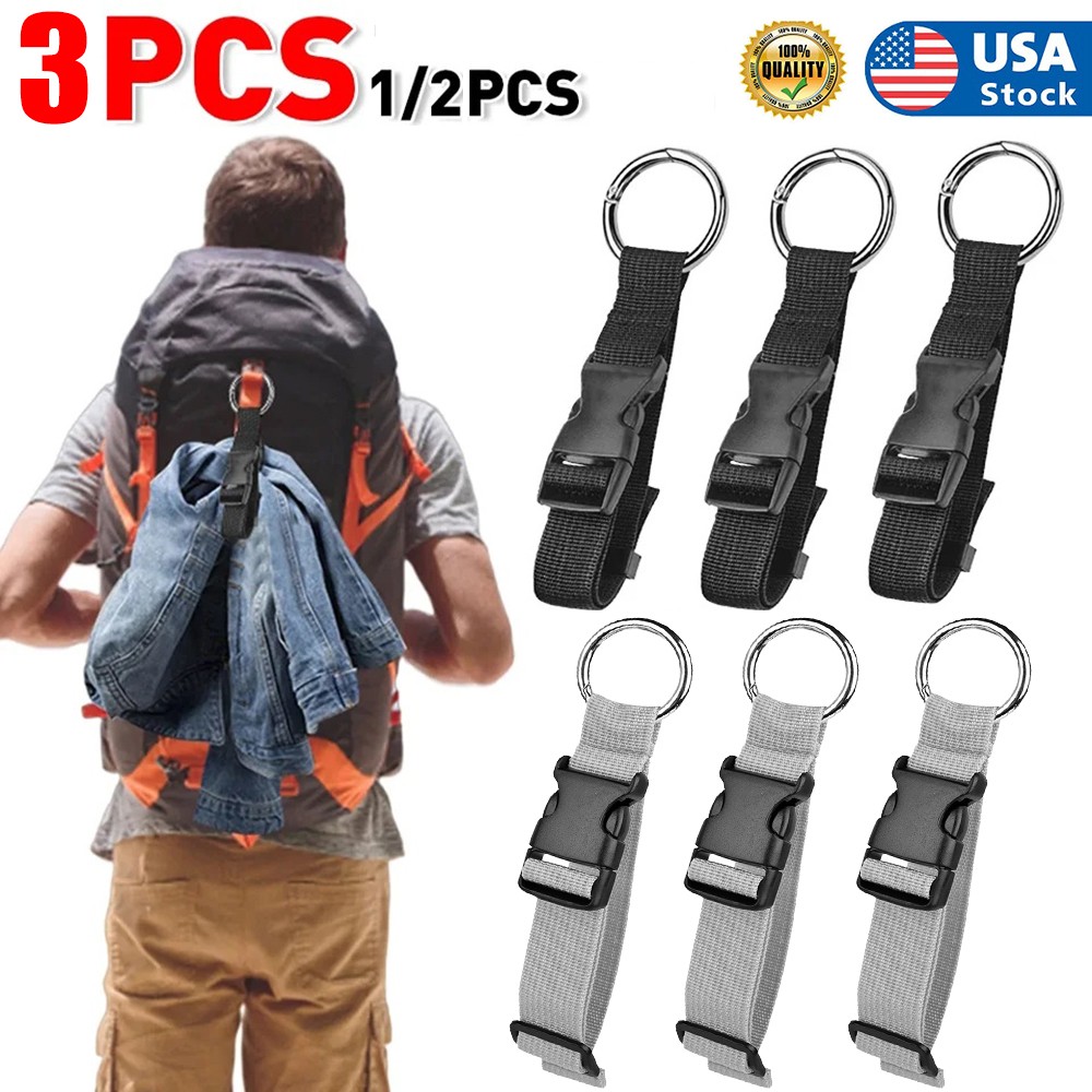 3x Add a Bag Luggage Straps Adjustable Suitcase Belts Travel Jacket Gripper Acce