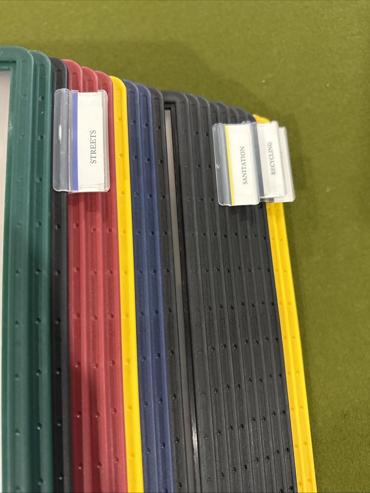 Access Flip File Swing Arm Table Mount 40 Sheet Holders