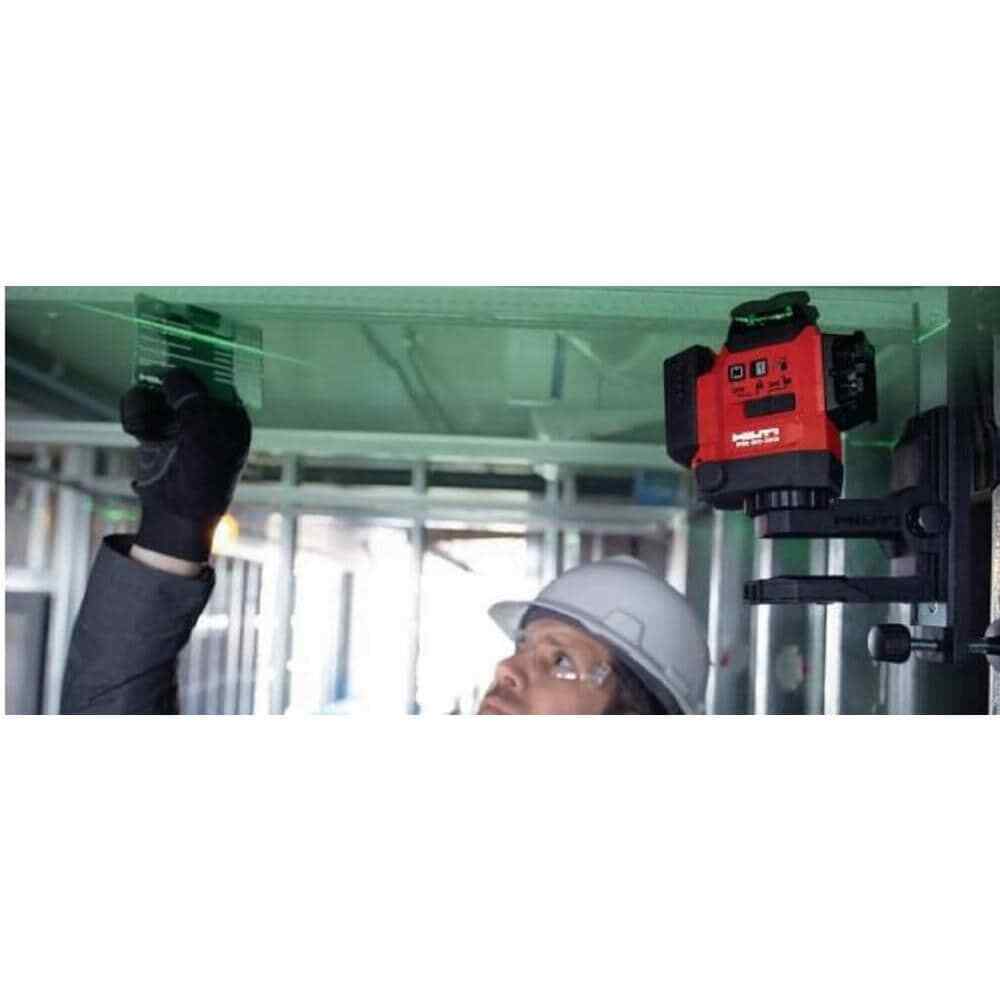 Hilti Laser Level Multi Line Green Self Leveling Magnetic Bracket Case 131 Ft