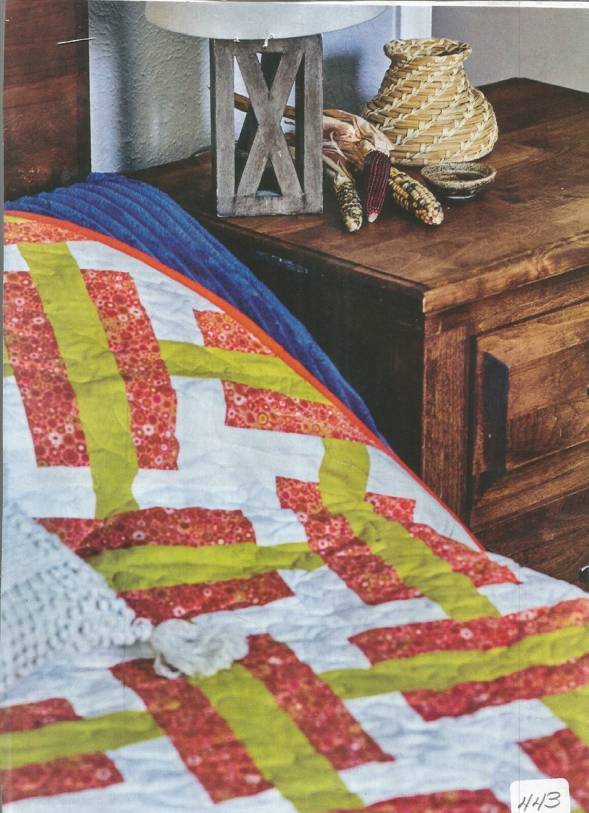 E0299  WOVEN MAIZE  QUILT PATTERN/INSTRUCTIONS