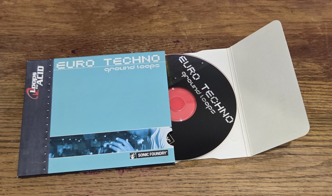 Loops for Acid Sonic Foundry Euro Techno - Sample Sound Library Sampling CD