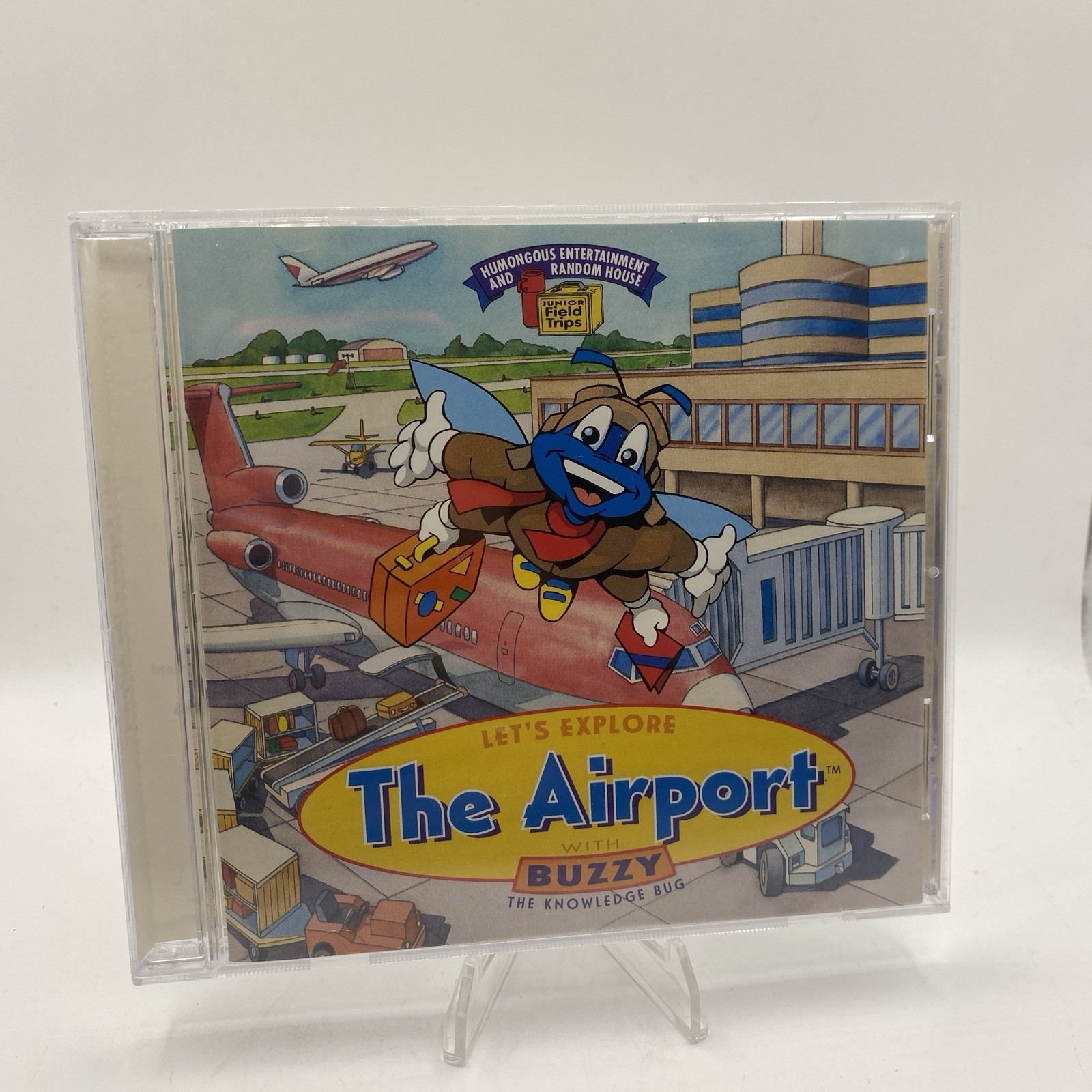 Let's Explore the Airport with Buzzy The Knowledge Bug CD-ROM PC Windows 95