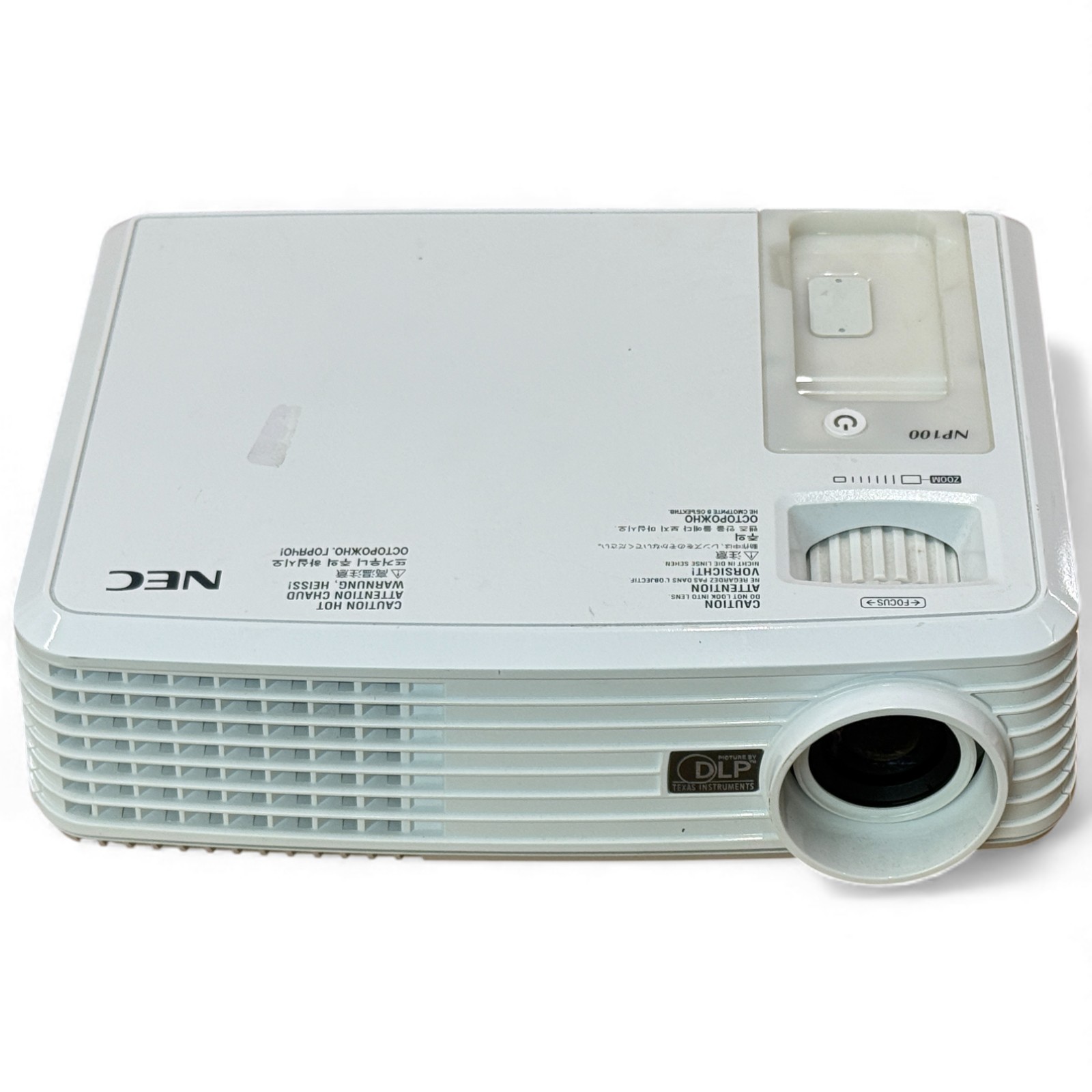 NEC NP100 HDTV (1080i, 720p) 2000 Lumens DLP Portable Projector - 81 Lamp Hours