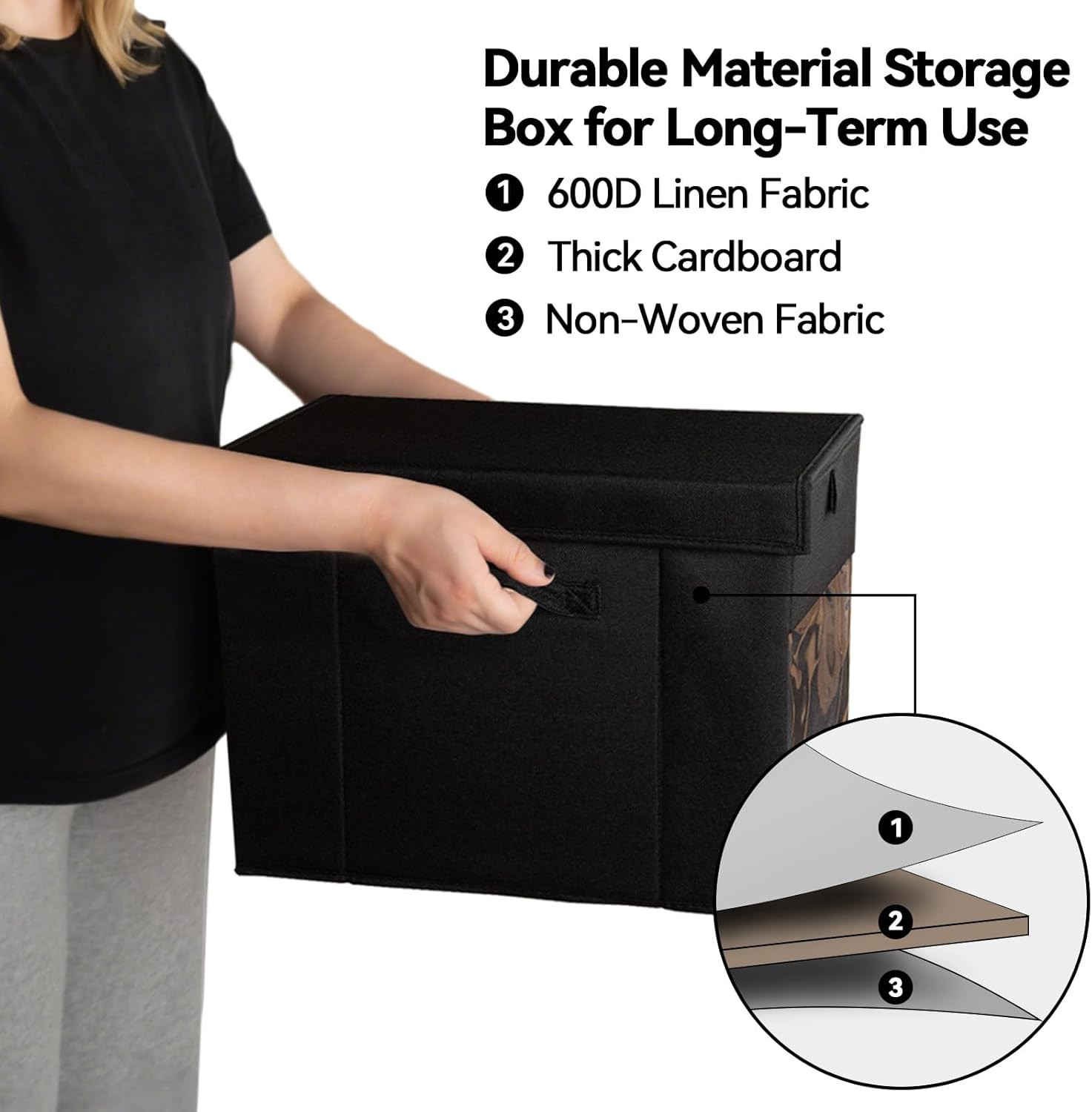 2 Pack Comic Book Storage Box with Lid for Modern Age, Collapsible Magazine Orga