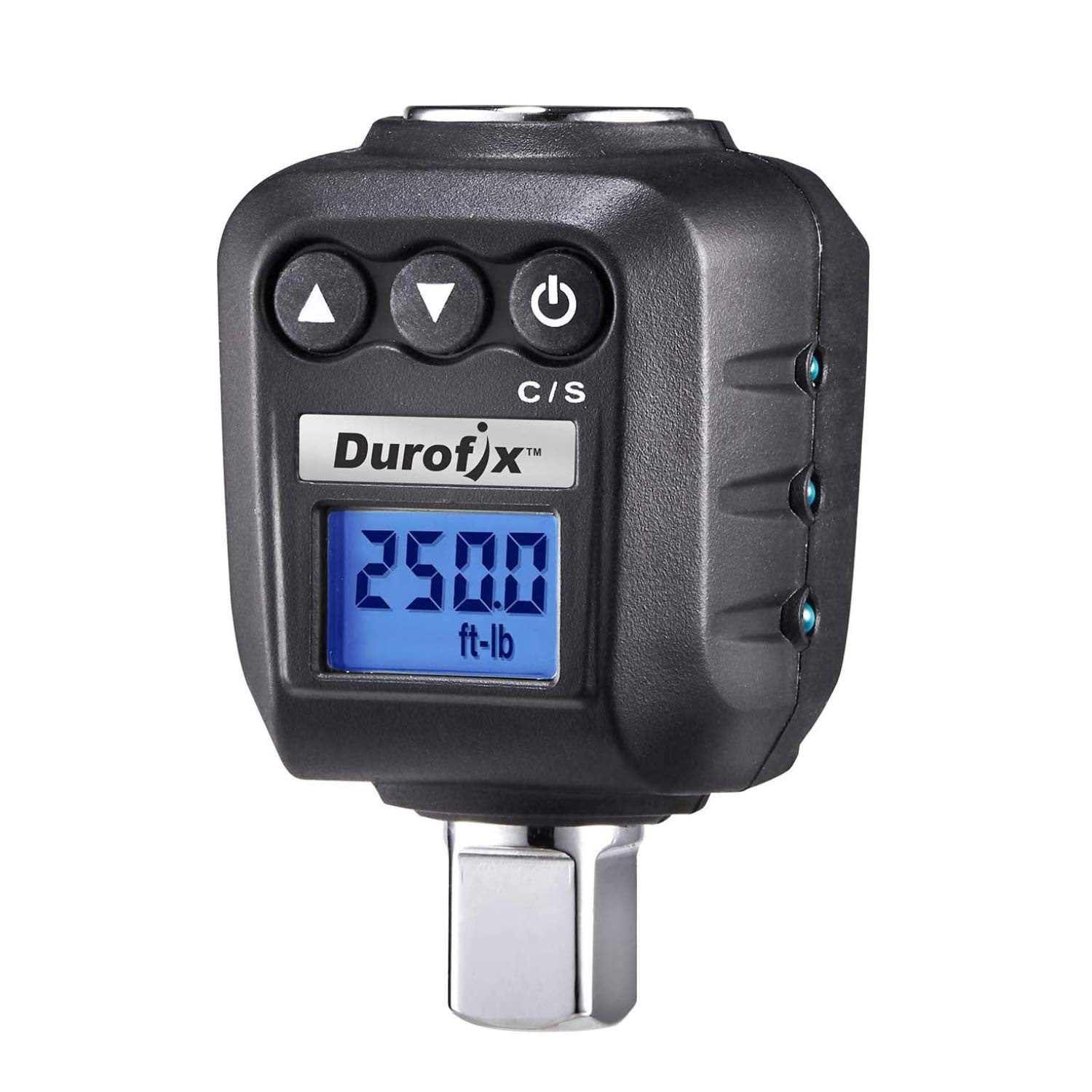 Durofix 1/2 Digital Angle Torque Adapter (25-250 ft-lbs, max 720 degree) with Au