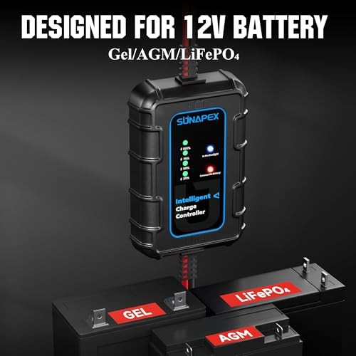 Solar Charge Controller 12V 10A Waterproof Solar Charge Regulator | Real-Time
