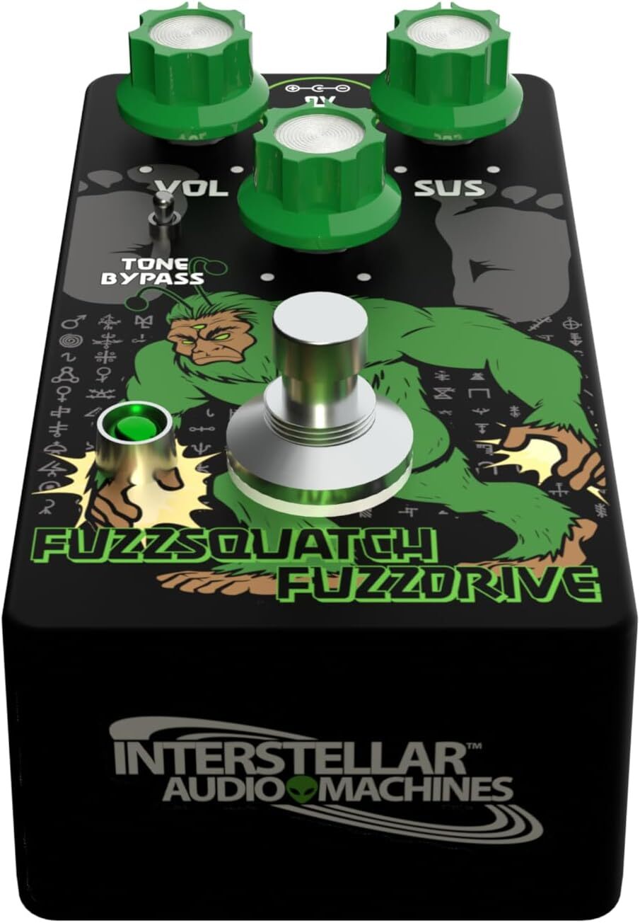 Fuzzsquatch Fuzzdrive - Op-Amp Fuzz Effects Pedal FREE SHIPPING