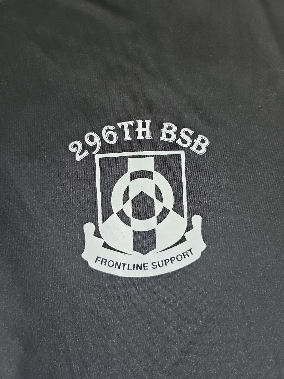 US Army 296th BSB Frontline Support Tshirt Size Medium