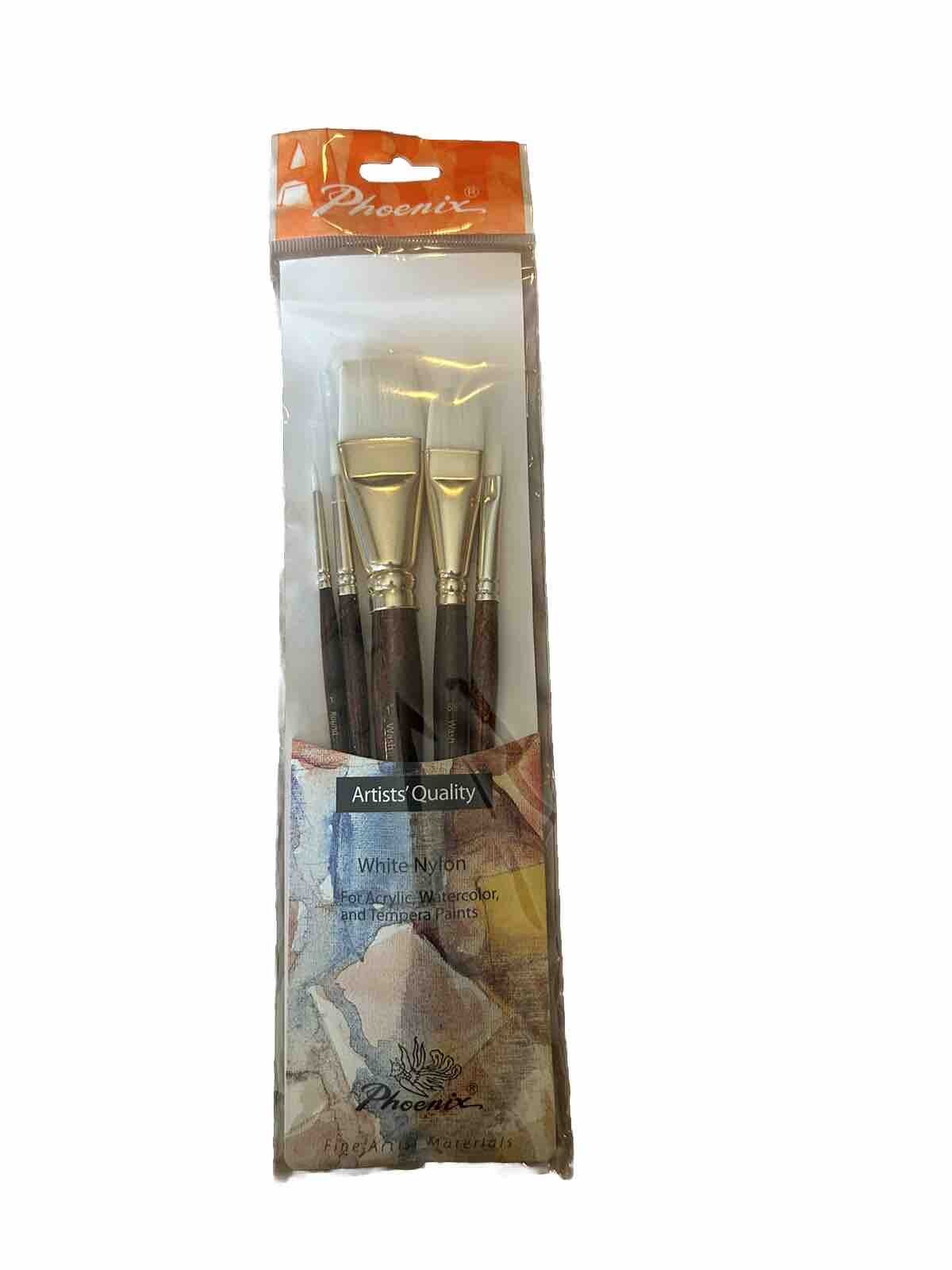 Phoenix Paint Brushes -shader -wash - Artist Brush set of 5