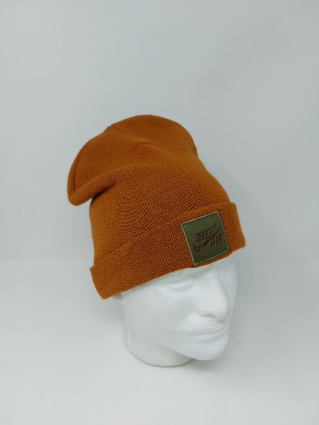 Nike Air Patch Logo Beanie Burnt Sienna Hat Cap