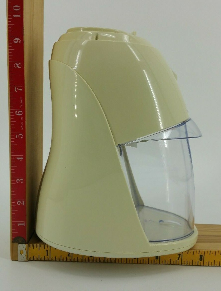 VTG Deni Automatic Ice Crusher Machine Model 6000 Off White Beige TESTED WORKS