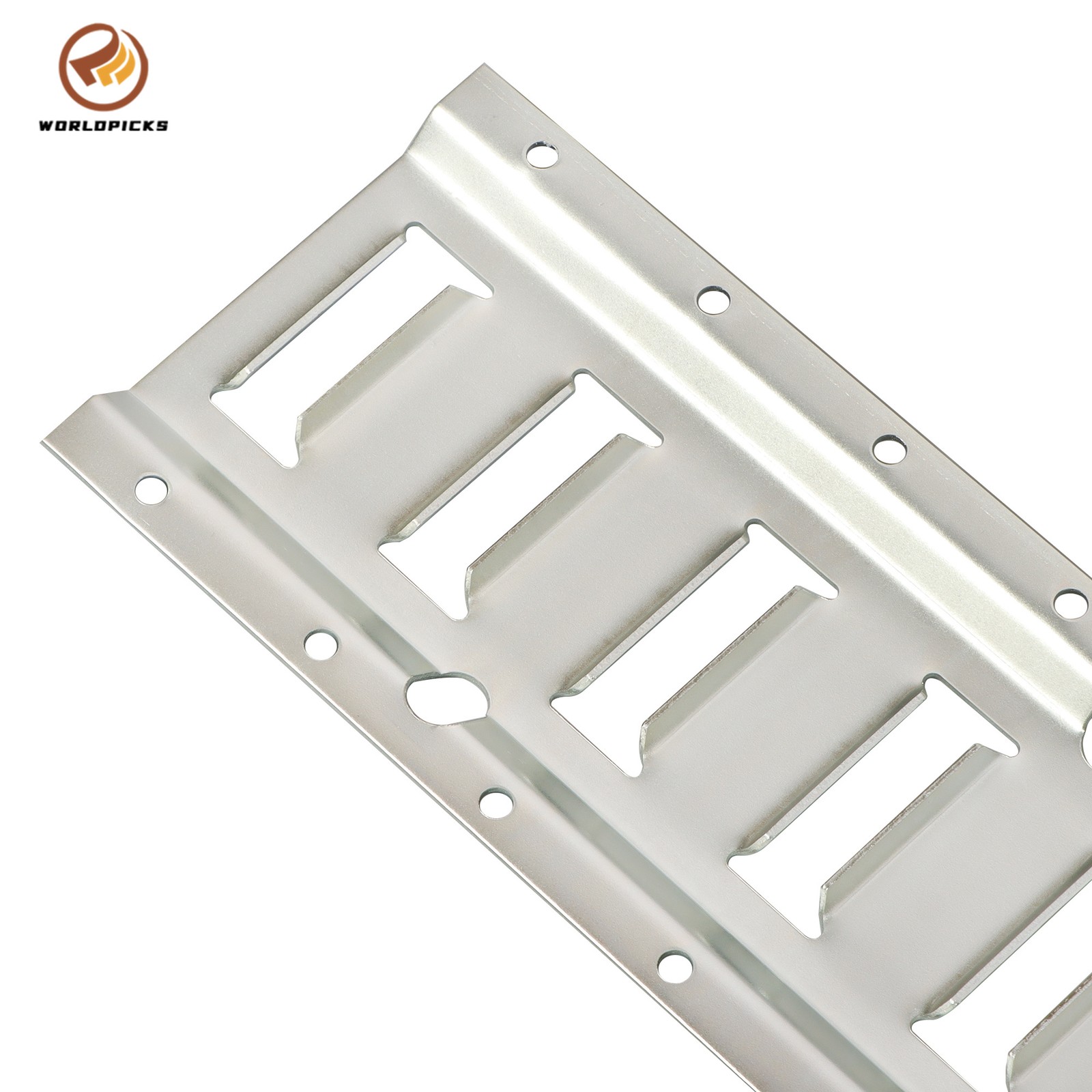 4 Piece 5' Galvanized E Track Rail Set Silver Finish Fit For Trailers Trucks