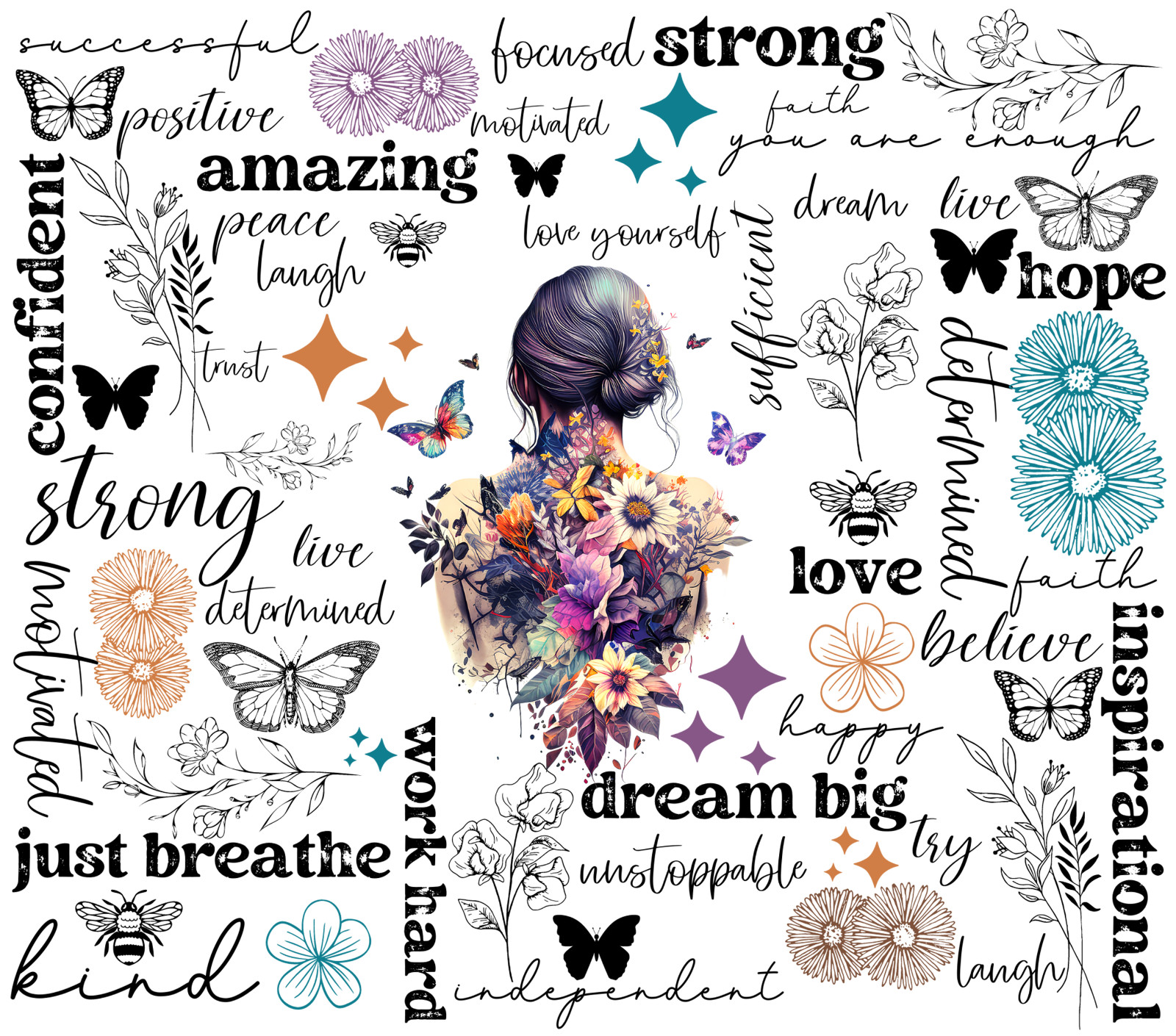 Affirmation, Mouse Pad, Sublimated, Can Personalize/Made to Order (mp129)