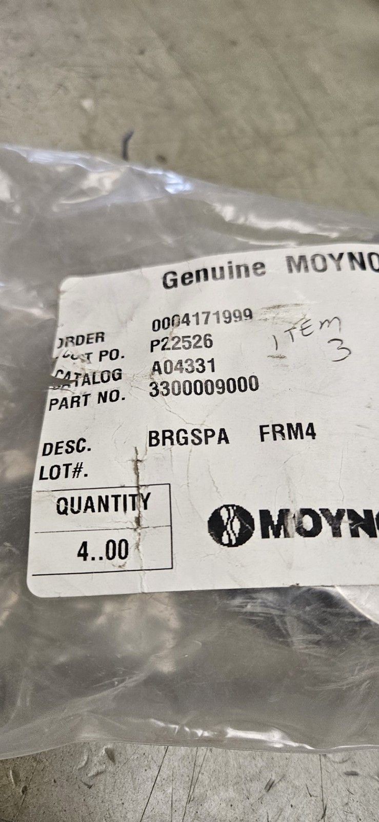 Moyno Spacer, Bearing , Steel, A04331