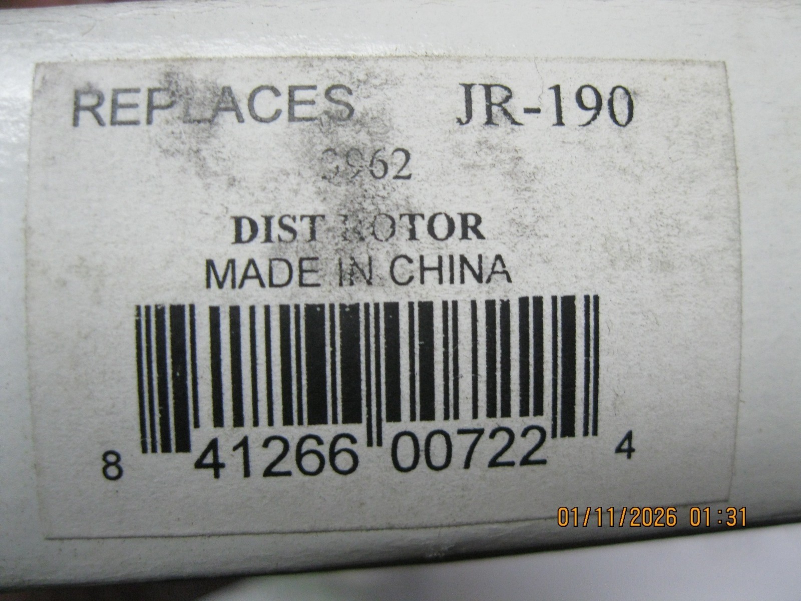 Distributor Rotor Professionals Choice JR-190