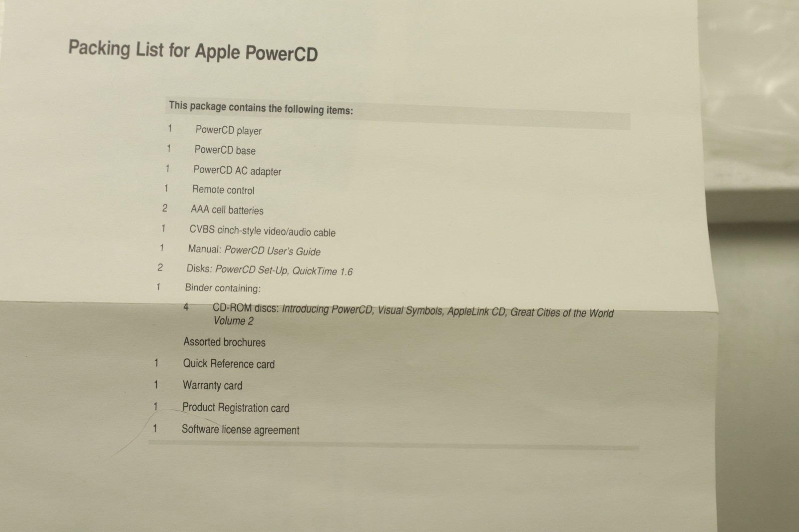 Apple PowerCD / Power CD Player, with Box (Read Description)