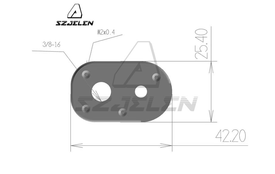 Mini Quick Release Plate System with 3/8 screws M3 for Camera Tripod,Gimbal