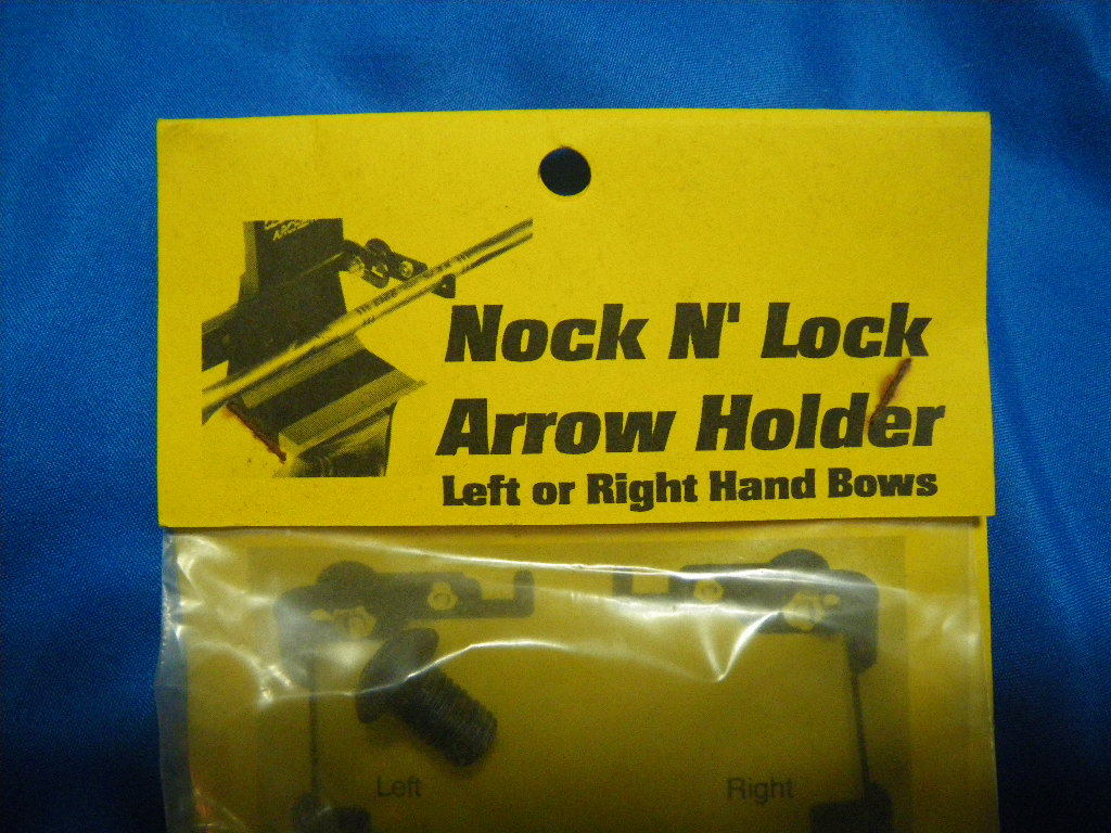 Archery Nock N Lock Arrow Holder Left or Right Hand Bows