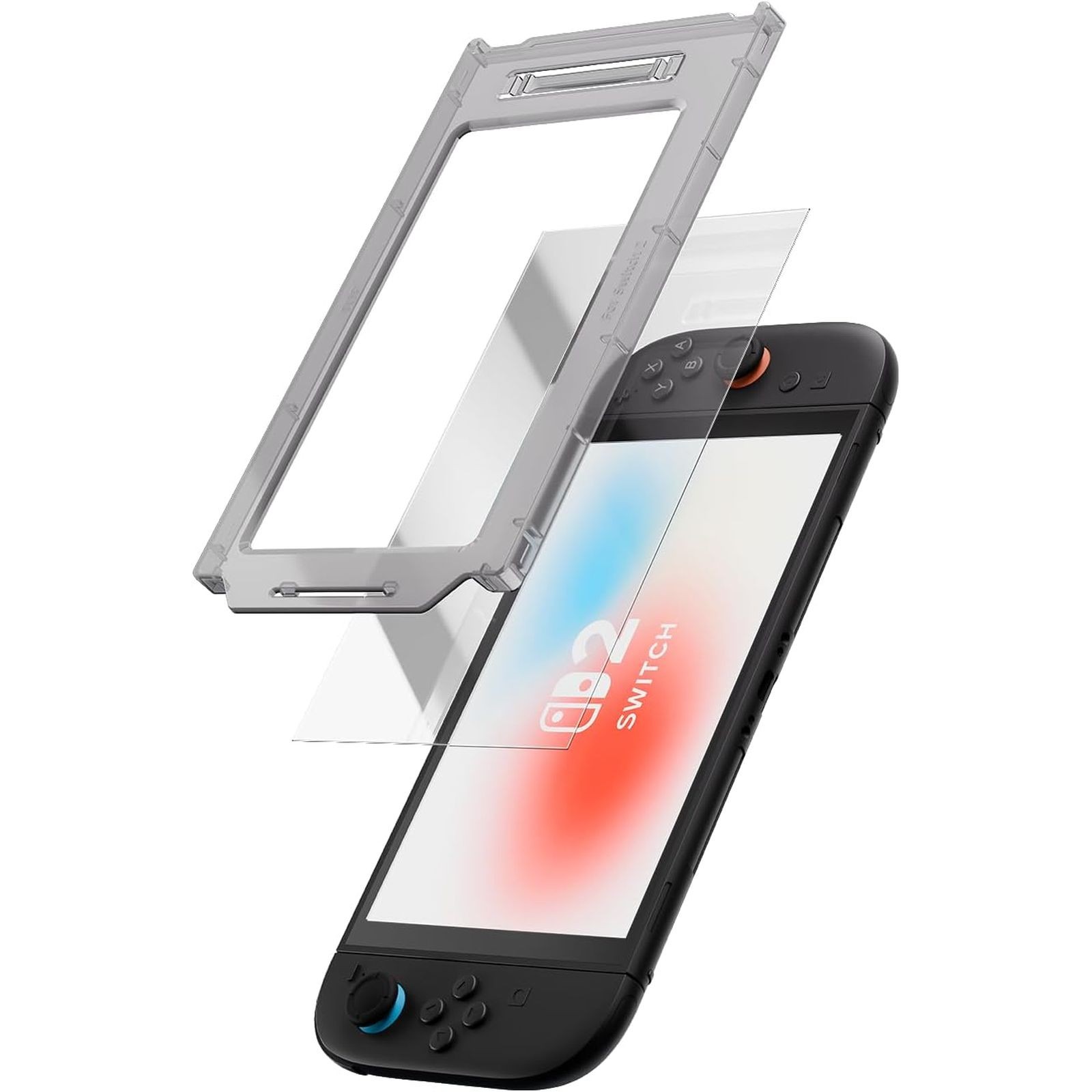 GeekShare Switch 2 9H Tempered Film, Dust-Free Alignment Frame, AR Coating HD