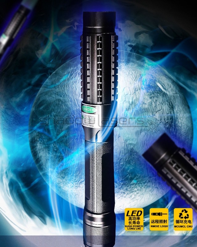 LMX6R Adjustable Focus Red Laser Pointer Pen 638nm Visible Beam Charger+Case