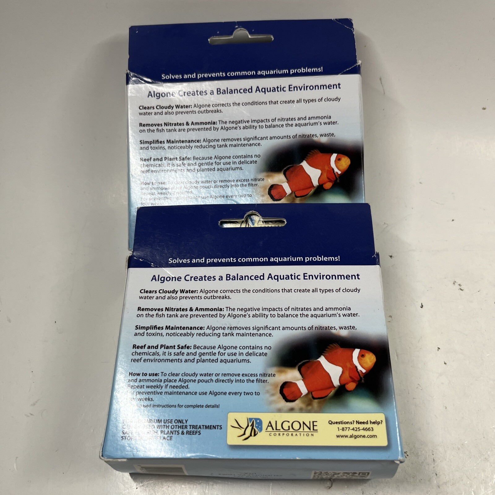 Algone and Nitrate Remover, 12 Filter Pouches (2 Packages with 6 per Package)