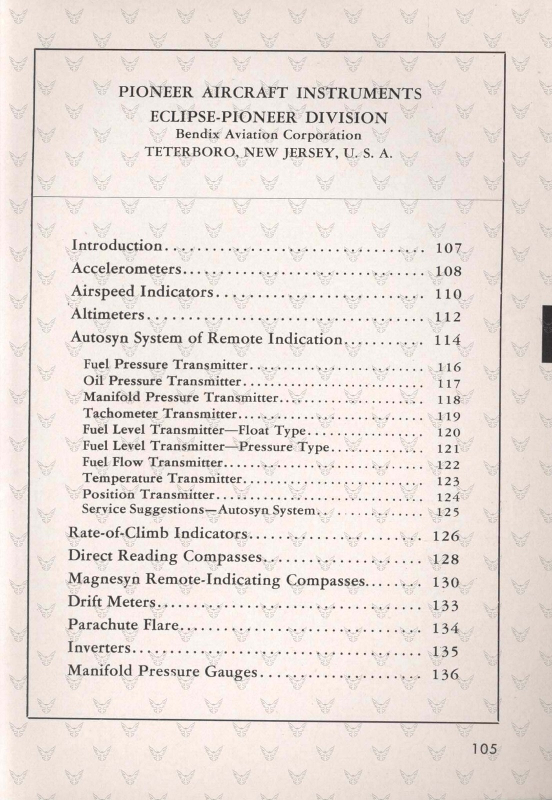 1943 Bendix Aviation Equipment Service Guide - Digital Scan 441 pages