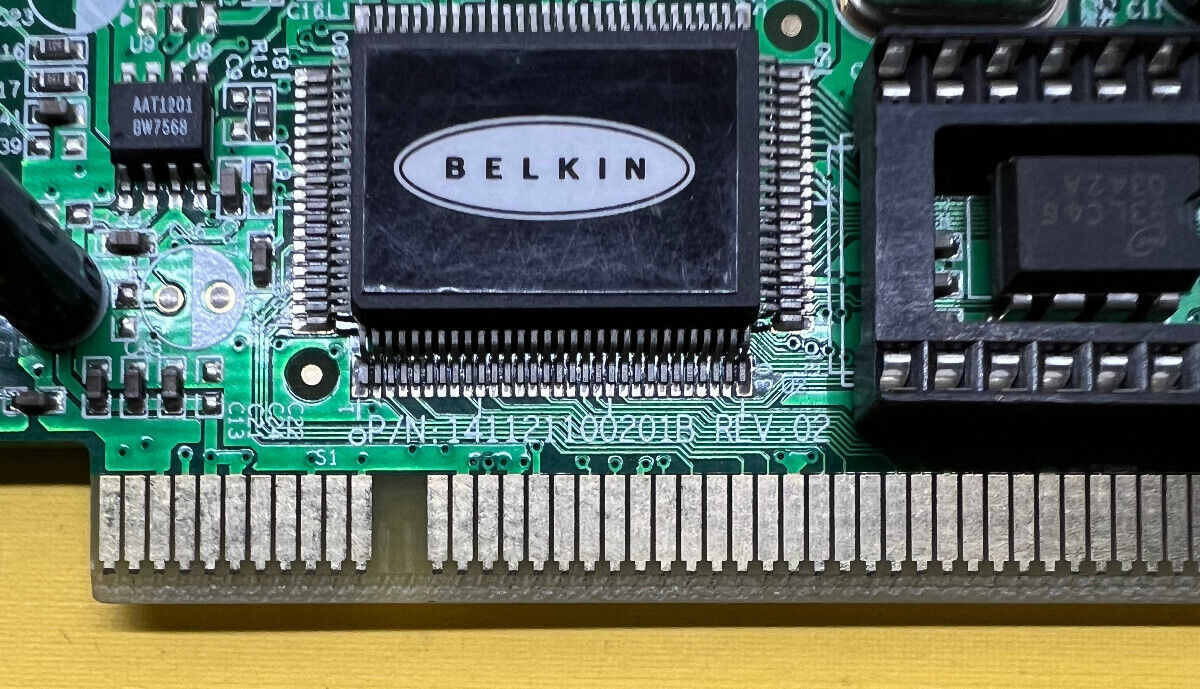 Belkin 141121100201B PCI Ethernet Card Free Shipping