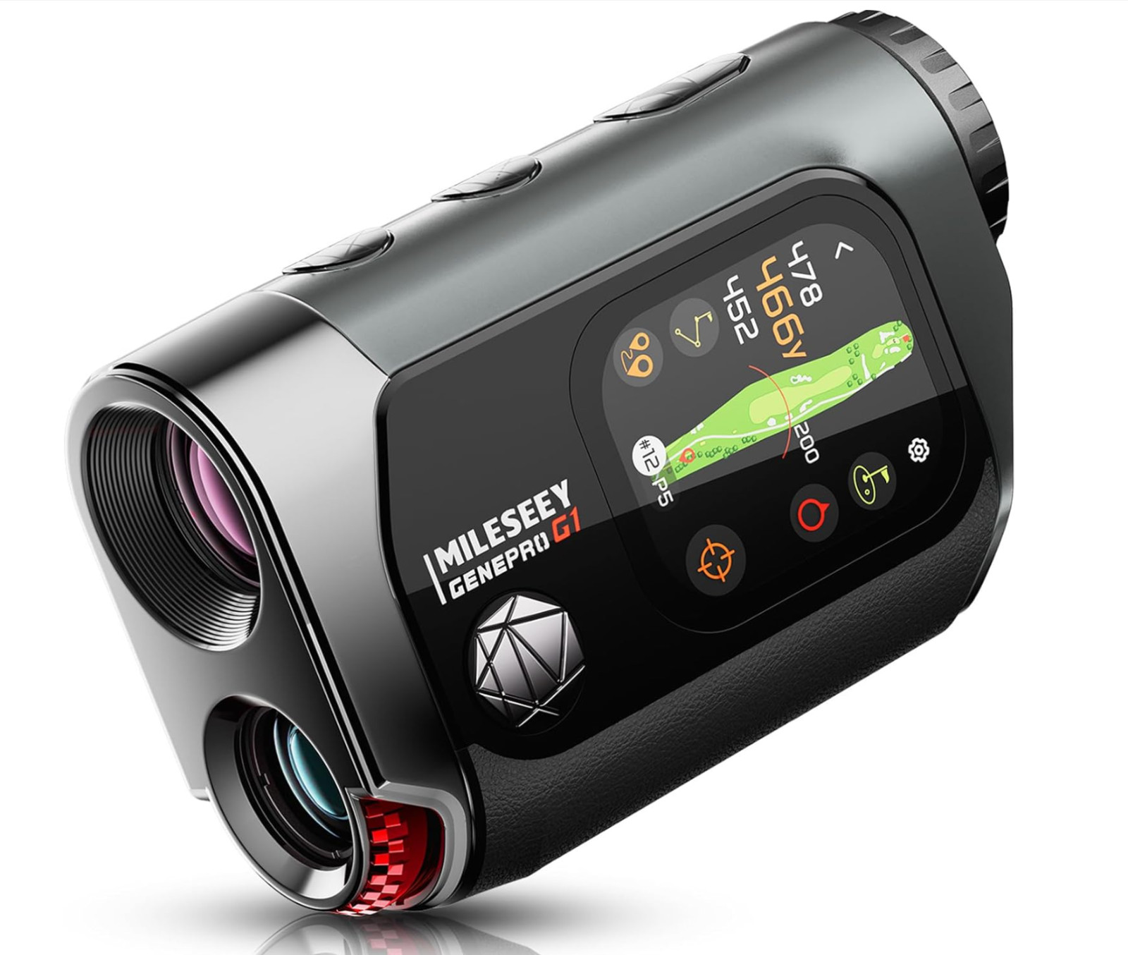 MILESEEY GenePro G1 GPS Golf Rangefinder 1300Y Touchscreen Slope 6X