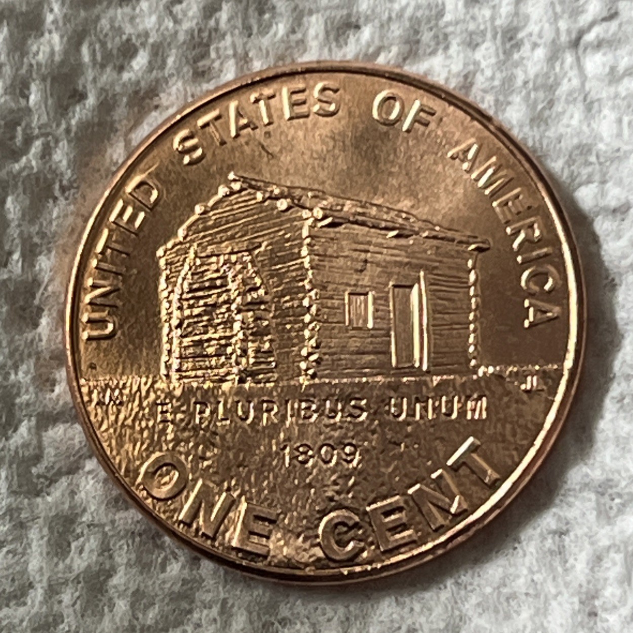 2009-P US Coin 1 cent Penny Lincoln Log Cabin Bicentennial