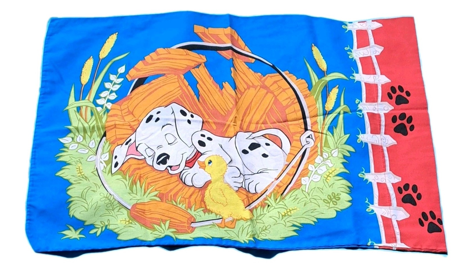 Vintage Disney 101 Dalmatians Sheet Set Full Size Cotton Polyester Complete Set