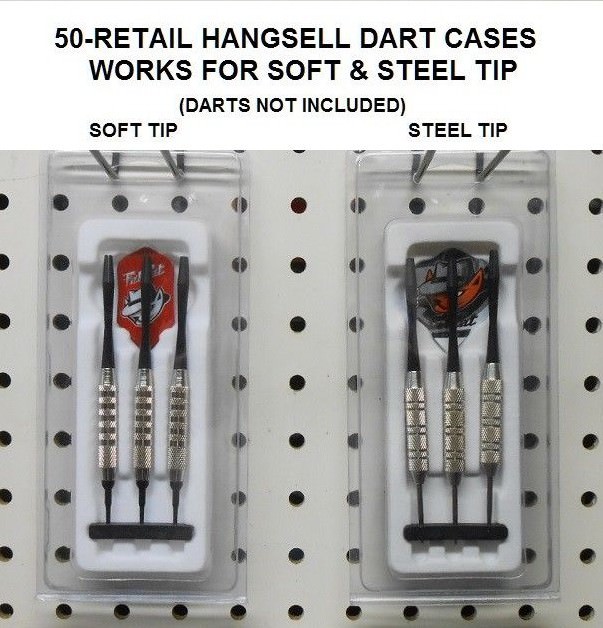 FIFTY-Soft & Steel Tip Cases-Retail Hang Sell Dart Case For Darts