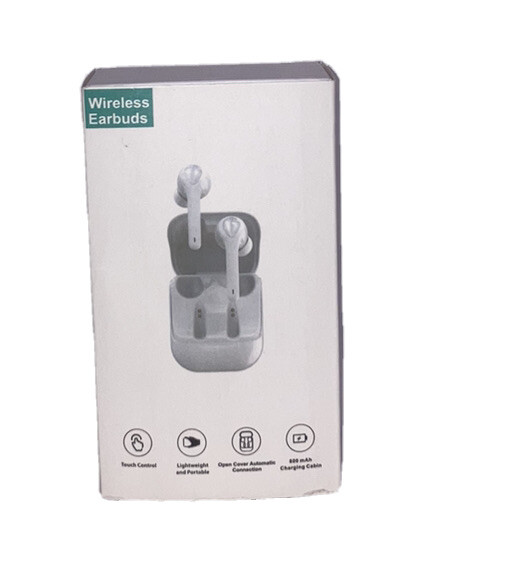 Lamoe Wireless Bluetooth Earbuds Touch Control With Charging Case New in Package
