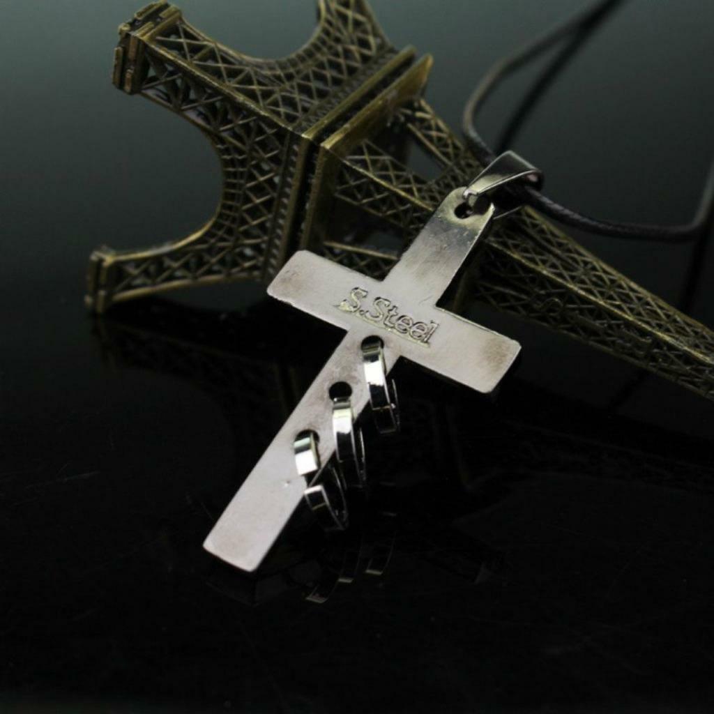 DEATH NOTE NECKLACE L Cross Pendant Anime Manga Cosplay Collectiible Jewelry NEW