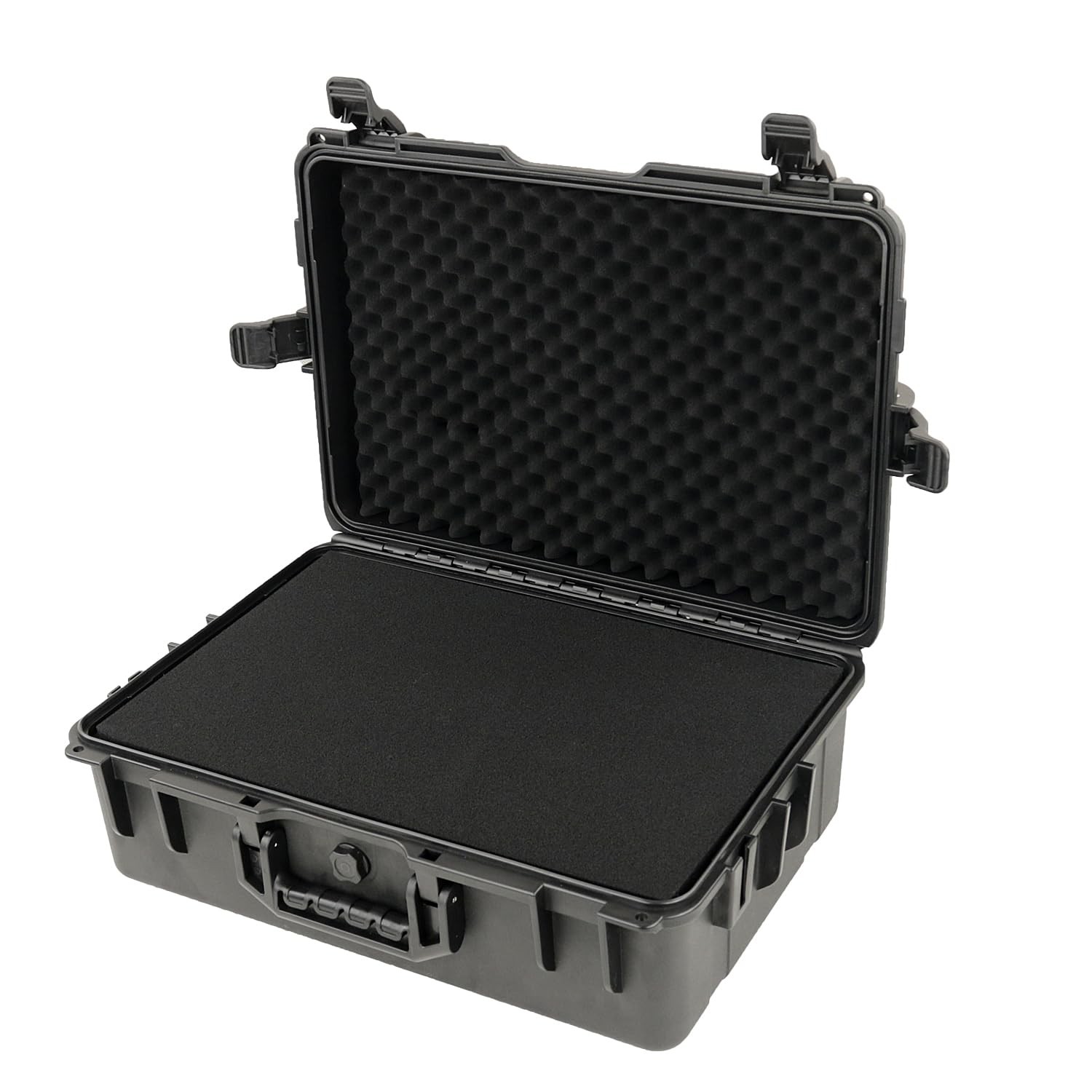 Portable Hard Case  Waterproof Carrying Case,with DIY Foam,Large,18.4x 12.6 x...