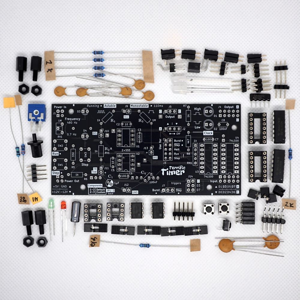Terrific Timer DIY 555-timer Kit by 8BitFlux