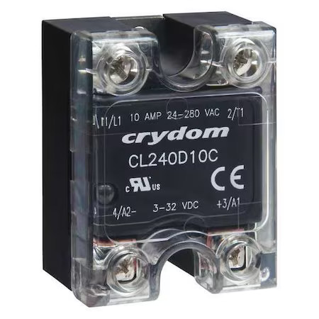 Crydom Cl240d10rc Solid State Relay, 1 Phase, Screw Clamp, Panel, Triac