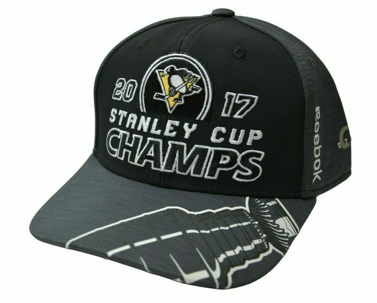 Pittsburgh Penguins NHL 17 Stanley Cup Champions Adjustable Hockey Hat by Reebok