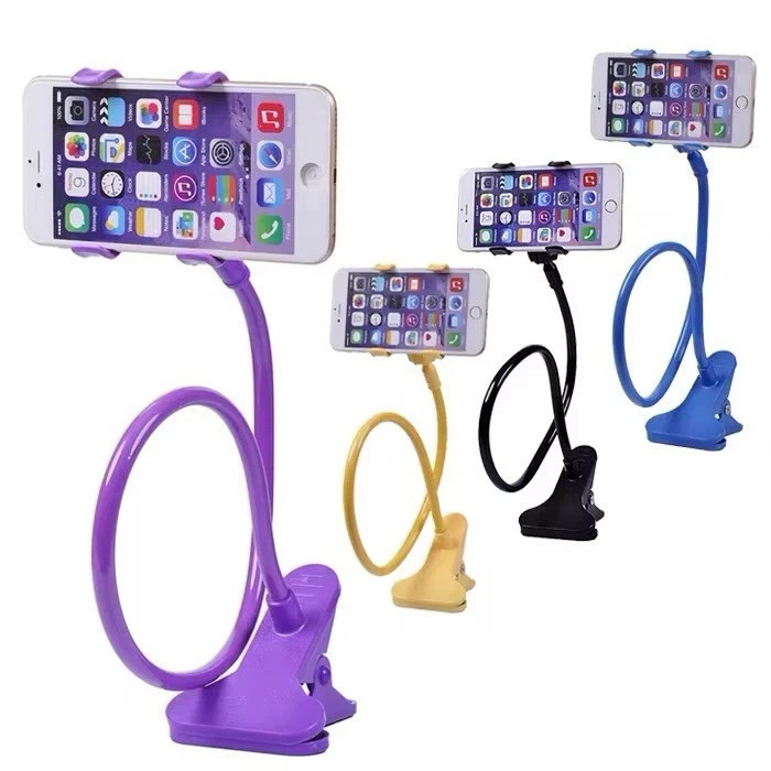 Universal Lazy Mobile Phone Goosen.eck Stand Holder Flexible Bed Desk Table Clip