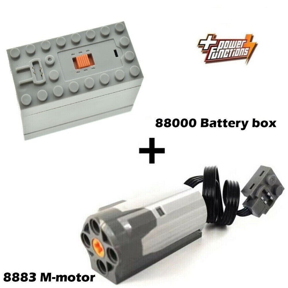 Power Functions 88000 Battery Box 8883 M-motor Electric Train For LEGO Block Toy