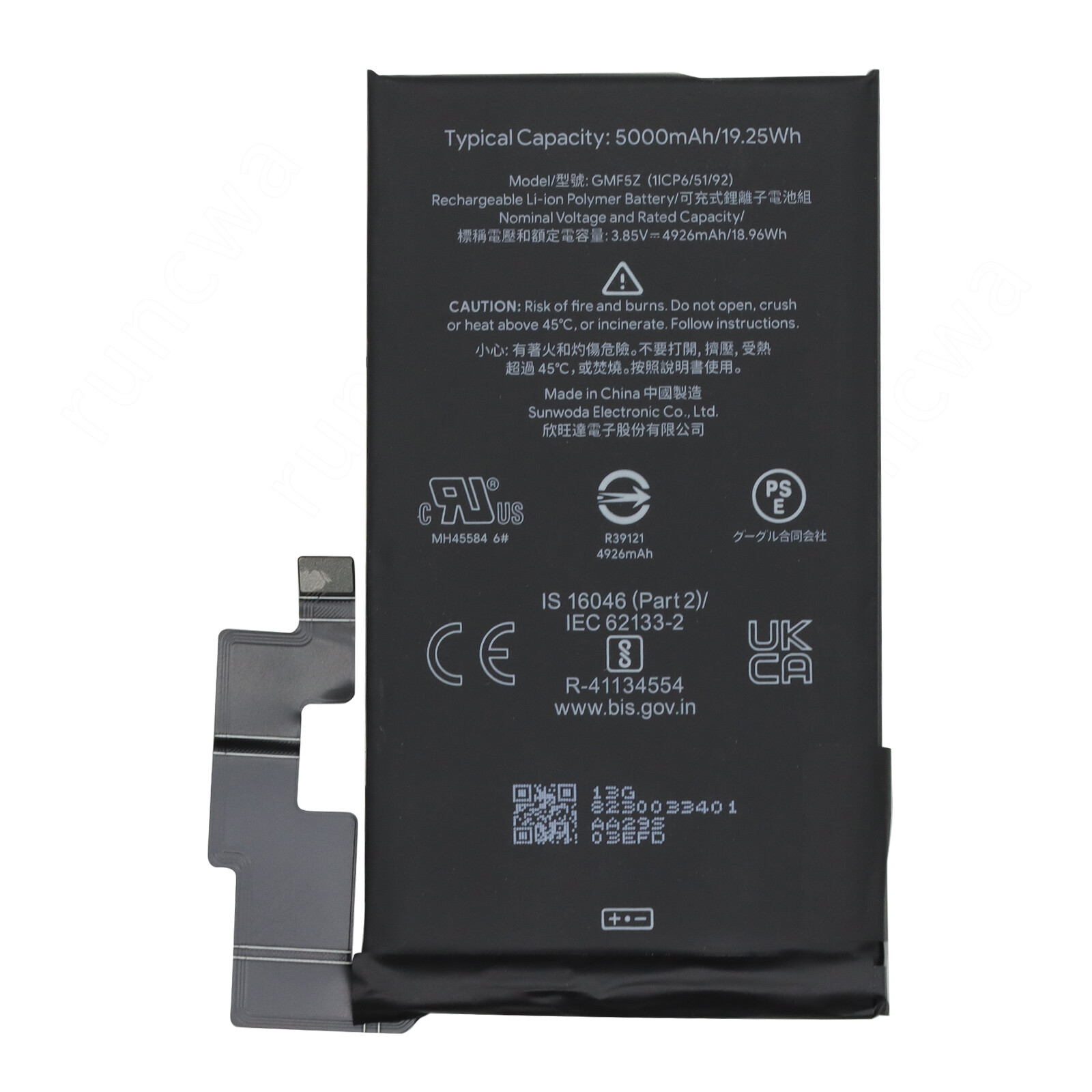 For AT&T Google Pixel 7 Pro GP4BC GE2AE GFE4J Replacement Battery GMF5Z 5000mAh