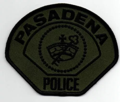 CALIFORNIA CA PASADENA POLICE SUBDUED SWAT STYLE NICE SHOULDER PATCH SHERIFF
